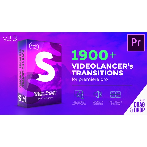 1,500+ Videolancer's Transitions For Premiere Pro | Original Handy ...