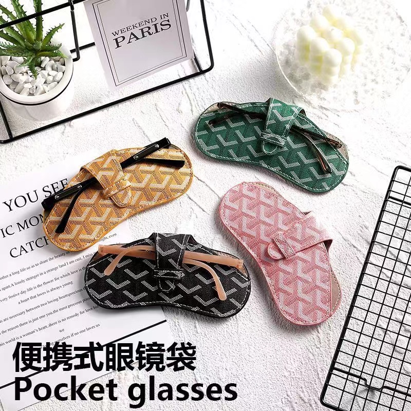 Fashion Glasses Bag Storage Compression resistant Portable Sunglasses Bag Women's Sunglasses Protective Case Advanced Sense Glasses Case Anti pressure