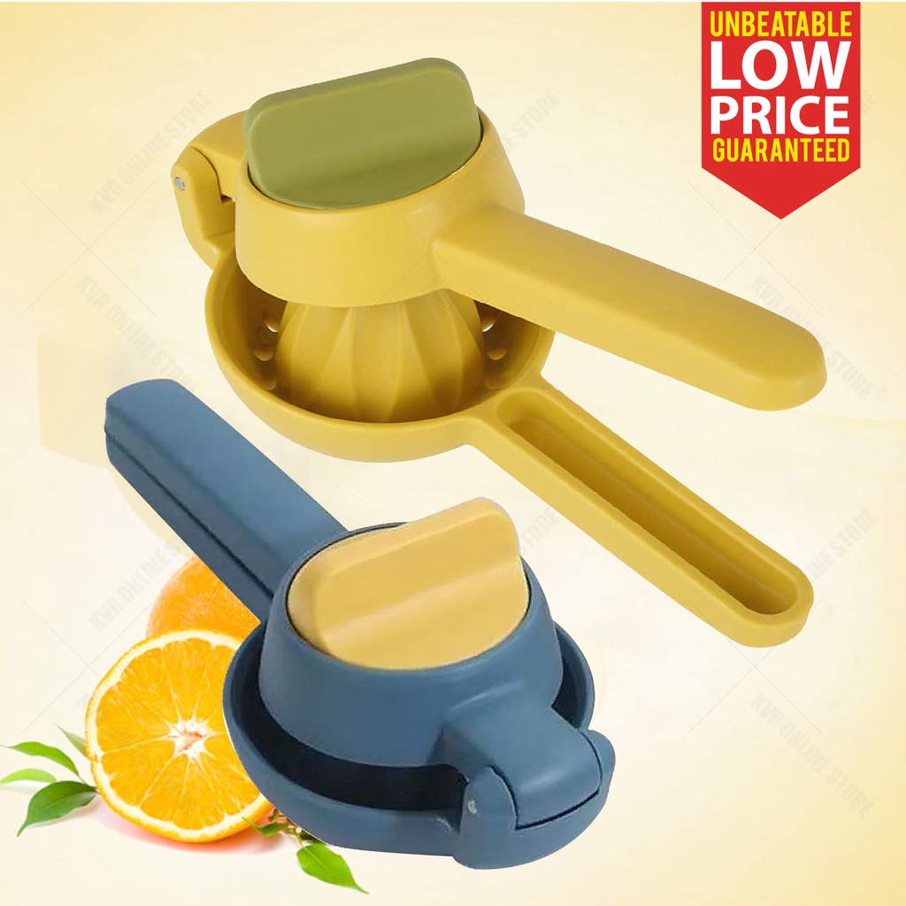 Manual Lemon Squeezer Dual-Action Citrus Press Lime Juicer Fruits Juice Extractor / Pemerah Jus