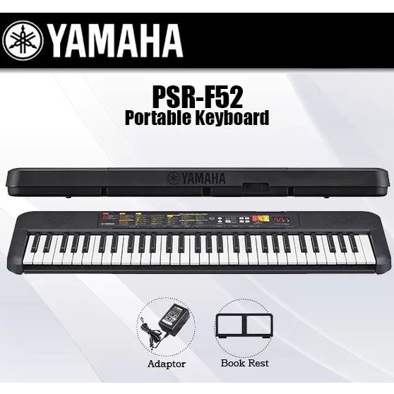 Yamaha PSRF52 61Key Portable Keyboard PSRF52 PSR F52 Beginner