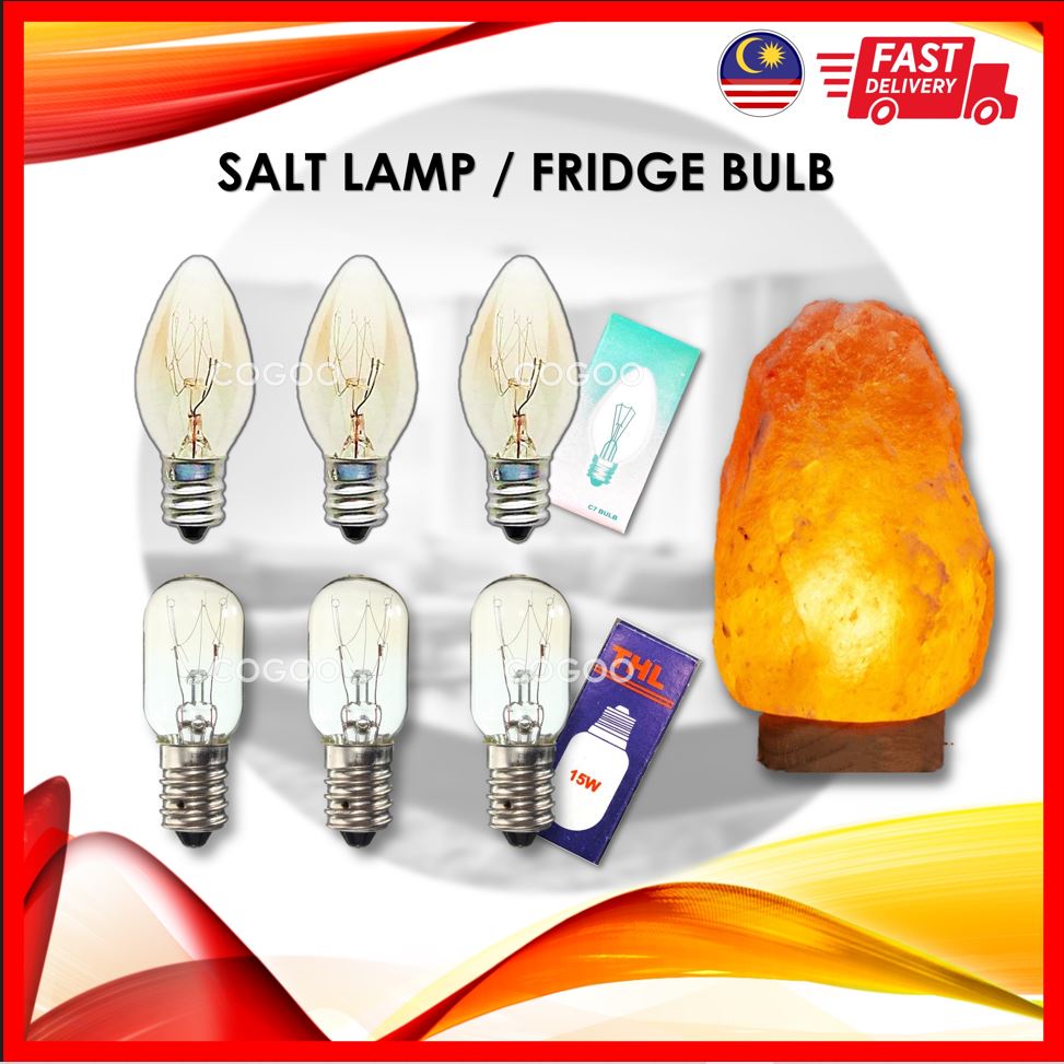 THL E14 E12 15W 8W C7 bulb Salt lamp Crystal lamp Fridge Refrigerator