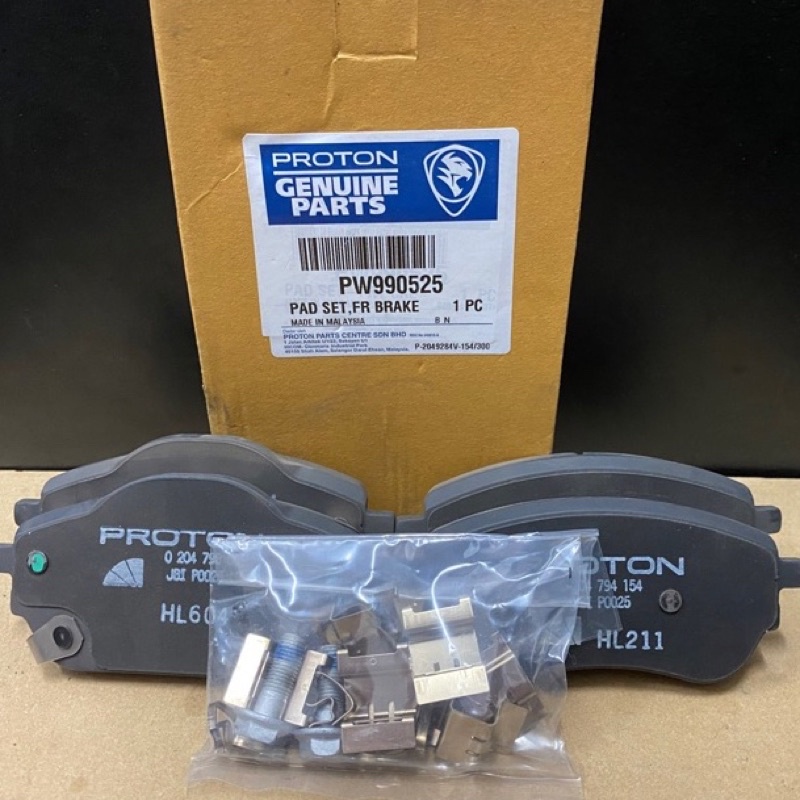 (100 Original) Proton Front Brake Pad Proton Saga VVT 2019