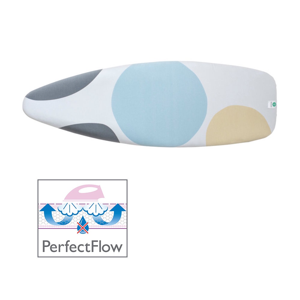 Brabantia Ironing Board Cover D Perfect FlowSpring Bubbles (135 x 45cm