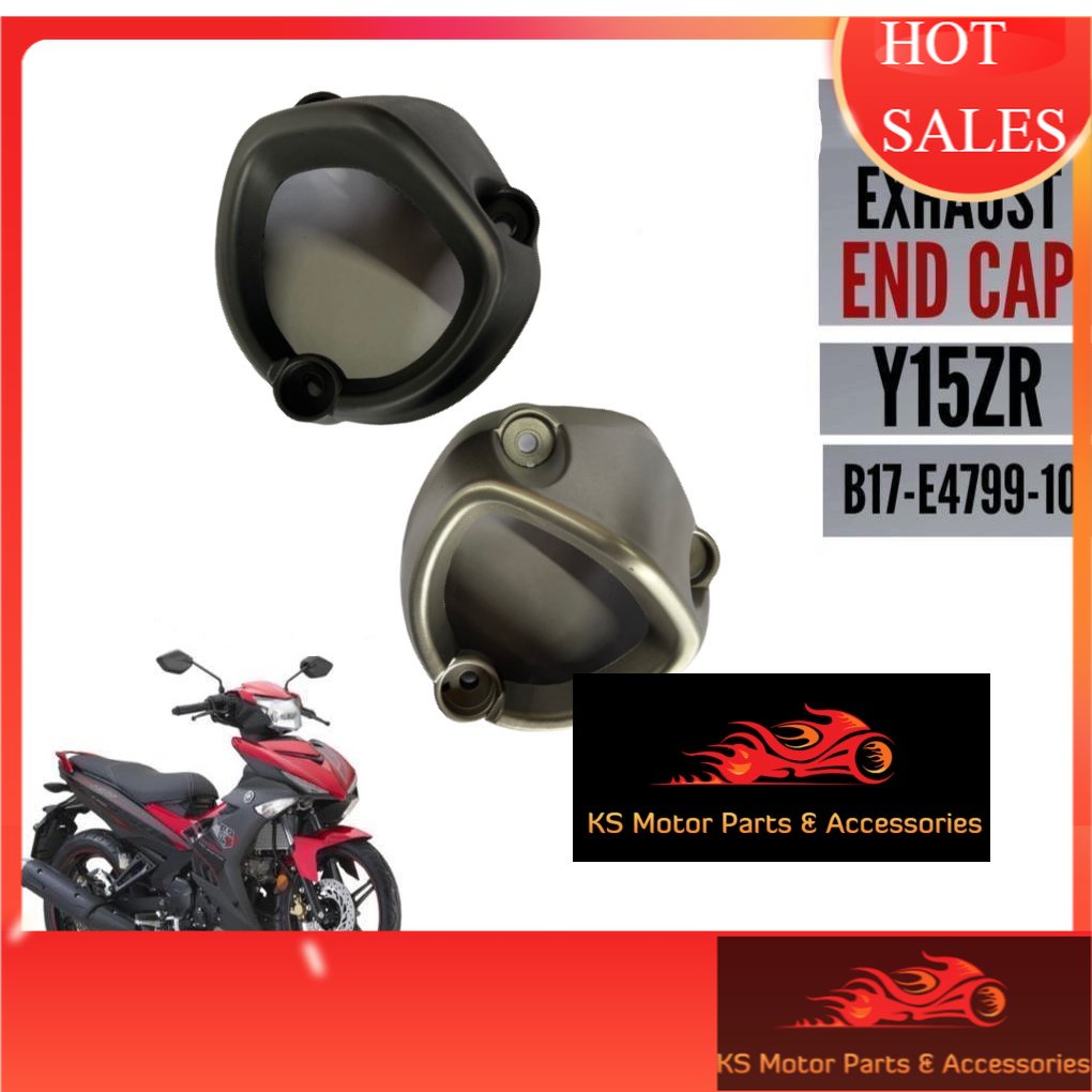 READY STOCK YAMAHA Y15ZR Y15 V1 V2 Exhaust End Cap MUFFLER COVER KAVER CAVER EKZOS EJOS EZOS