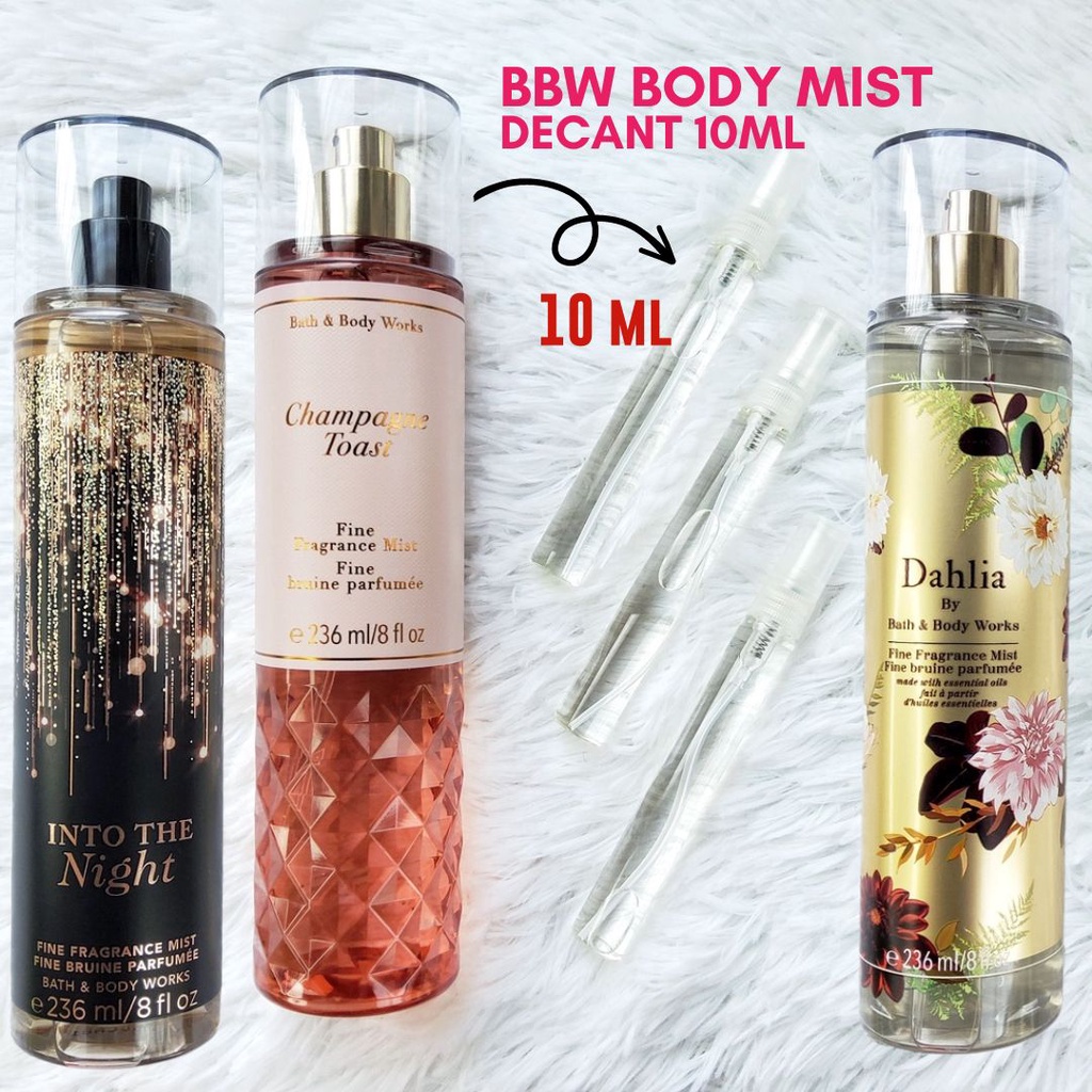 Bath and Body Works Body Mist Perfume Decant Repack 10 ml Minyak Wangi