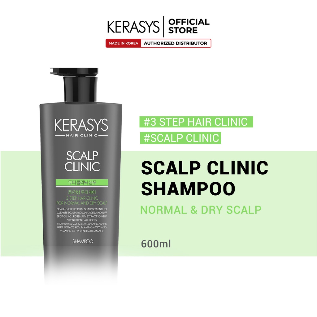 Kerasys Scalp Clinic Shampoo 600mL Shopee Malaysia