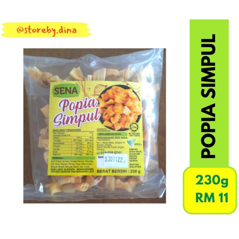 [(READY STOCK)] ANEKA POPIA MINI serunding ikan 230g | Shopee Malaysia