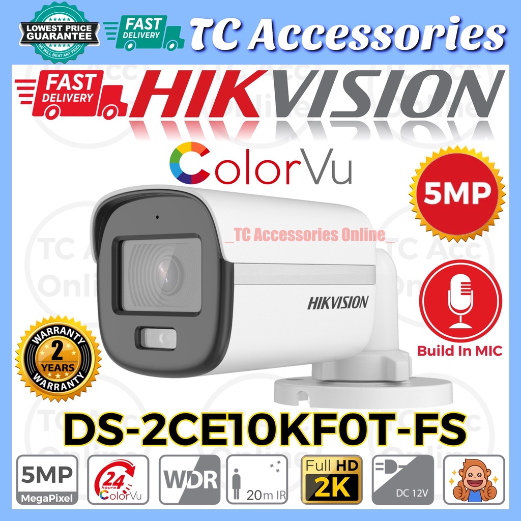 Best Hikvision Ds 2ce12df8t Fsln Rainbow 2mp Colorvu Audio 55 Off