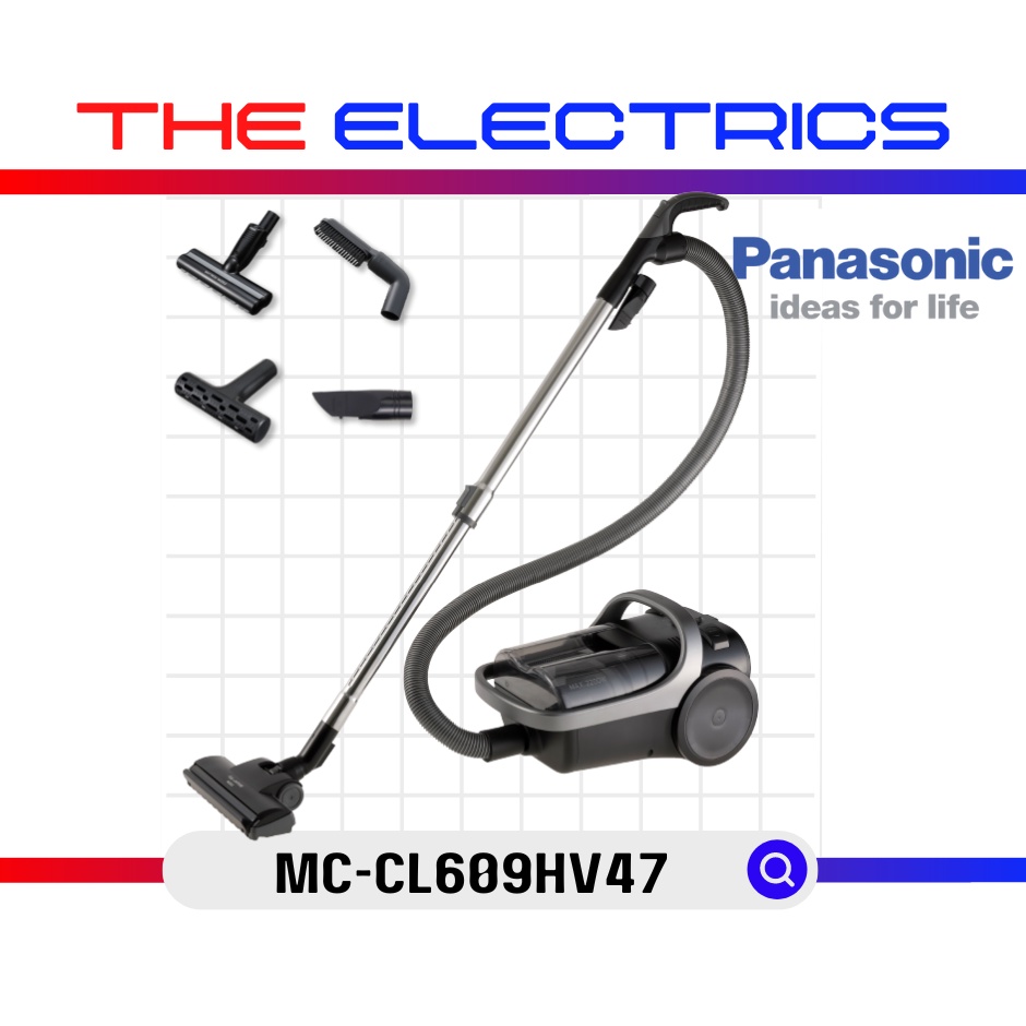 Powerful 2200W Cyclone Bagless Canister Vacuum Cleaner with HEPA Filter