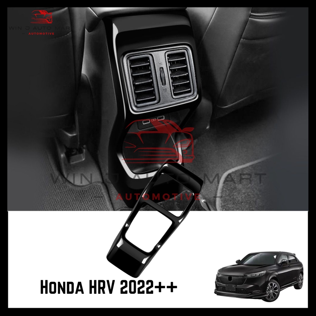 Honda HRV 2022 Glossy Black Rear Aircond AntiKick Cover Shopee Malaysia