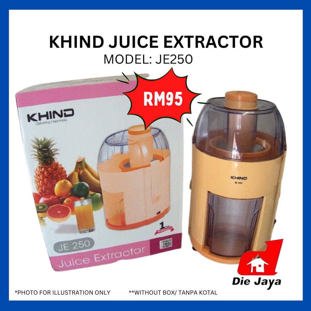 KHIND JUICE EXTRACTOR JE250/PEMERAH JUS Shopee Malaysia