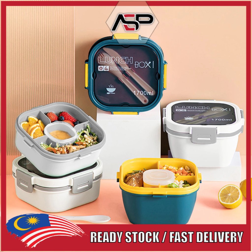 ASPBESTLunch Box Salad Container Lunch Free Leak Proof Salad Dressing