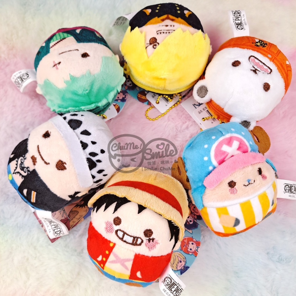 One Piece Cute Egg Pendant Doll Luffy Chopper Peibo Sanji Shiro Mini Ball 3 Inch