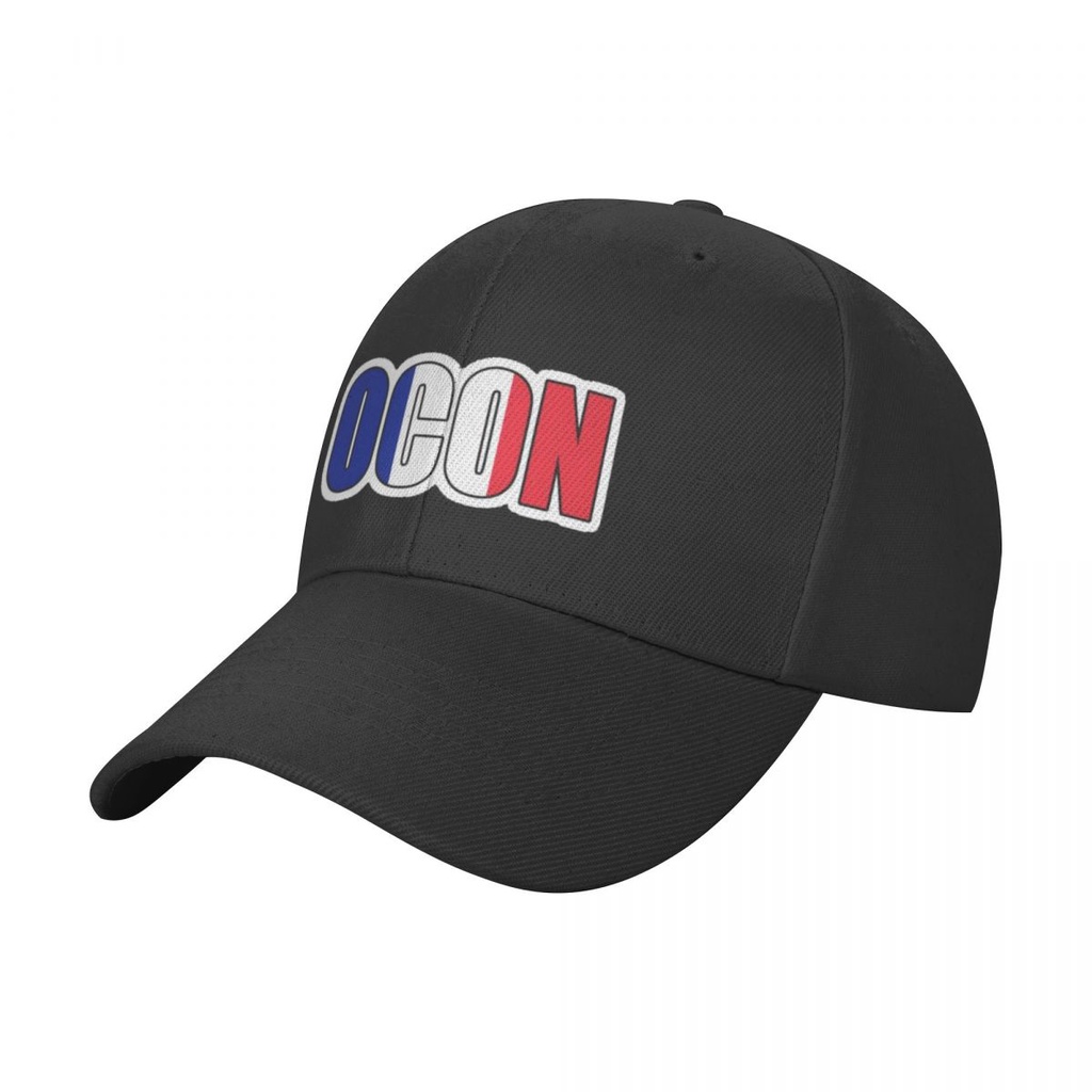 New Available Esteban Ocon logo (1) Baseball Cap Men Women Fashion Polyester Solid Color Curved Brim Hat Unisex Golf Run