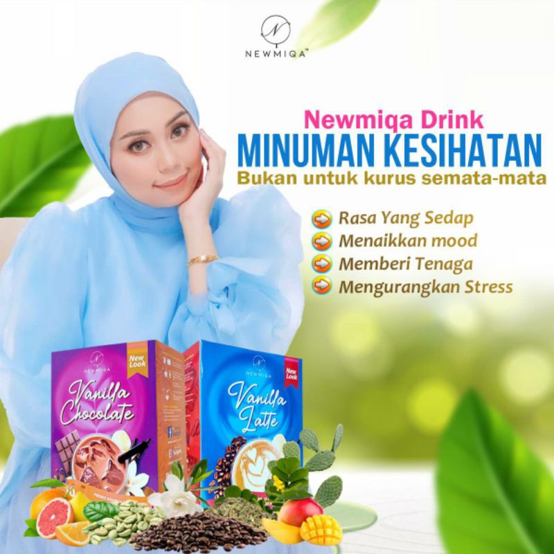 [READY STOCK] NEWMIQA DRINK MINUMAN KESIHATAN (VANILLA LATTE / VANILLA ...