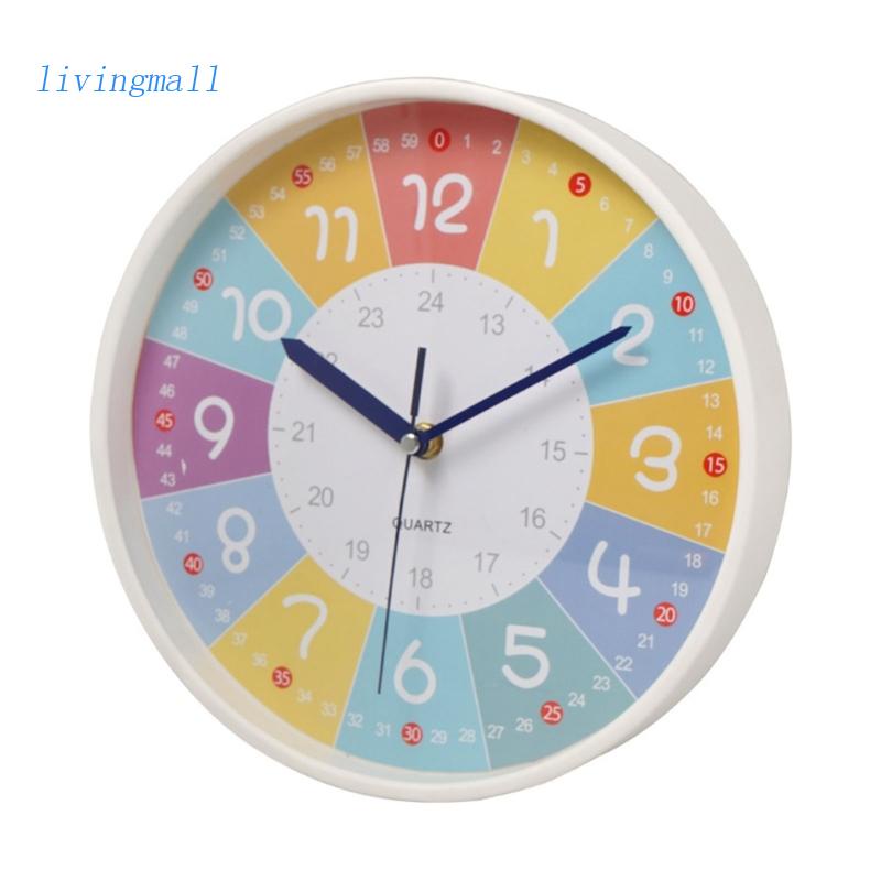 LIVI Telling Time Teaching Clock Kids Clock Kids Room Decor Playroom