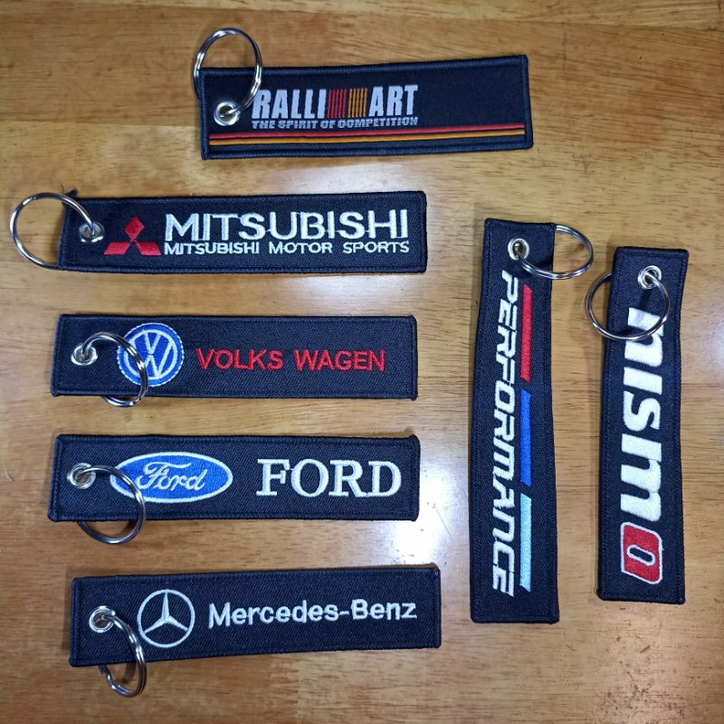 Keychain Rally art Mitsubishi Ford NISMO performance VOLK WAGEN