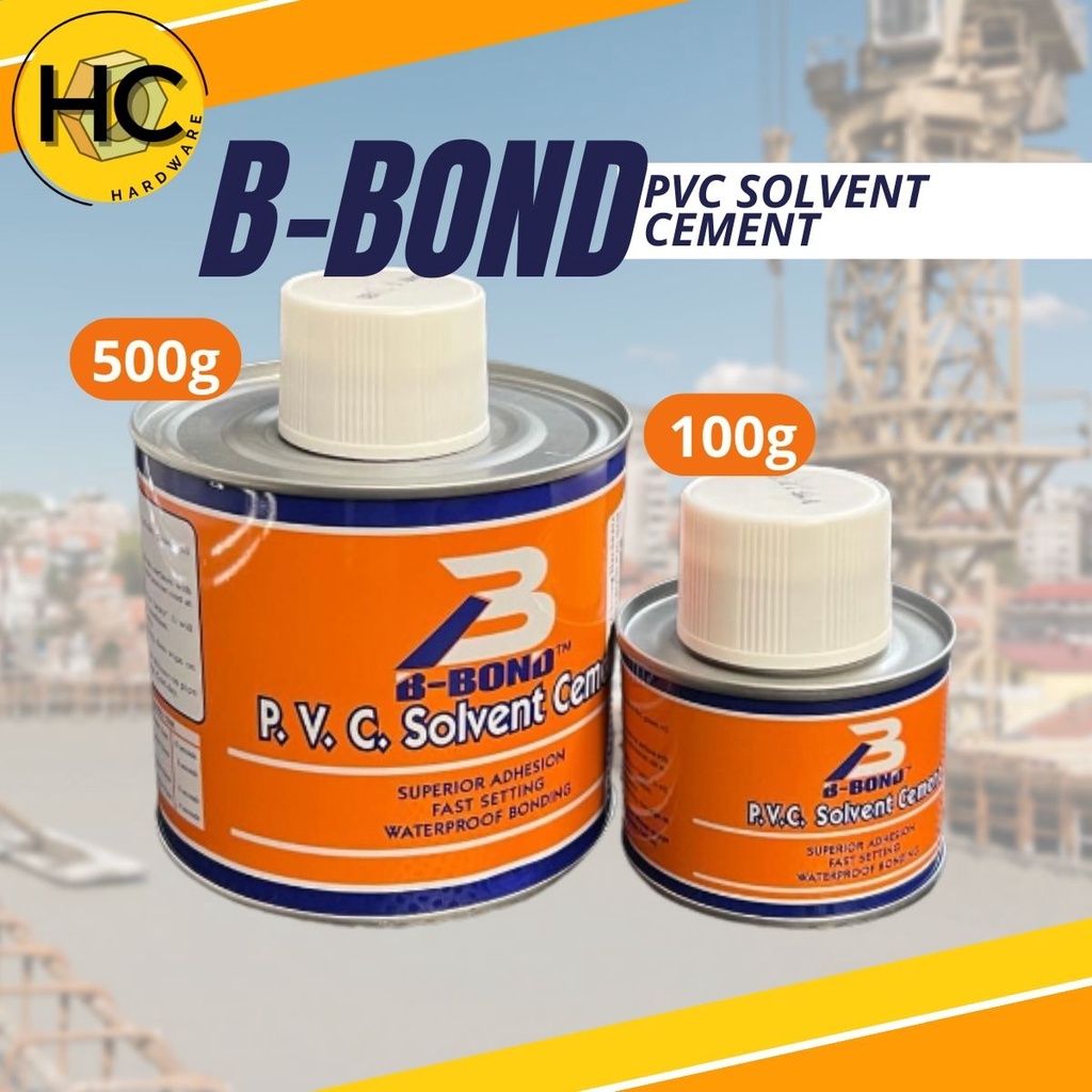 100g 500g B Bond Pvc Solvent Cement Pvc Pipe Glue Superior Adhesion Waterproof Bonding 7301