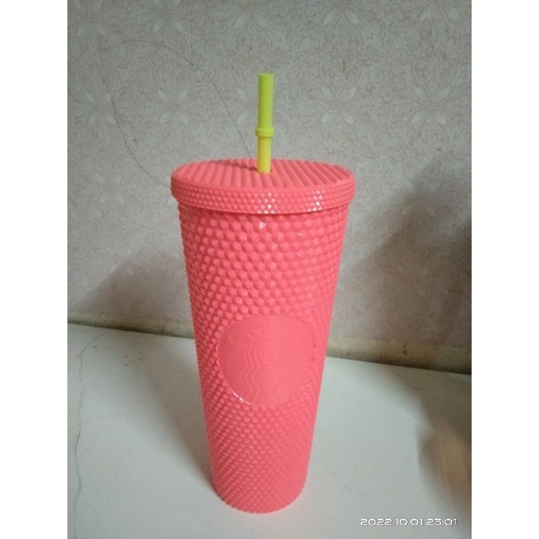 2022 Starbucks USA Summer Dragon Fruit Studded Cup
