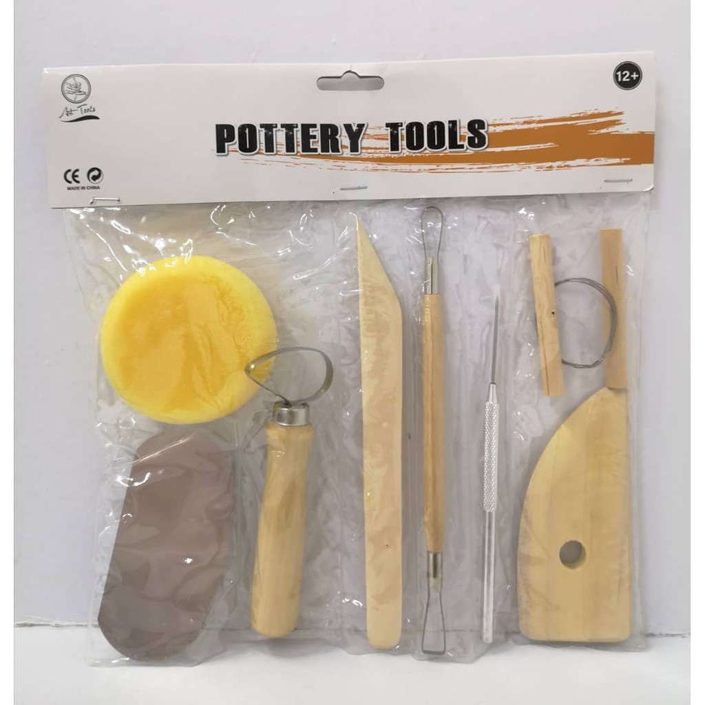 Pottery Tool Kit, Sculpting Modeling Tools, Clay Wax Ceramics Wax Carving| Set of 8pcs