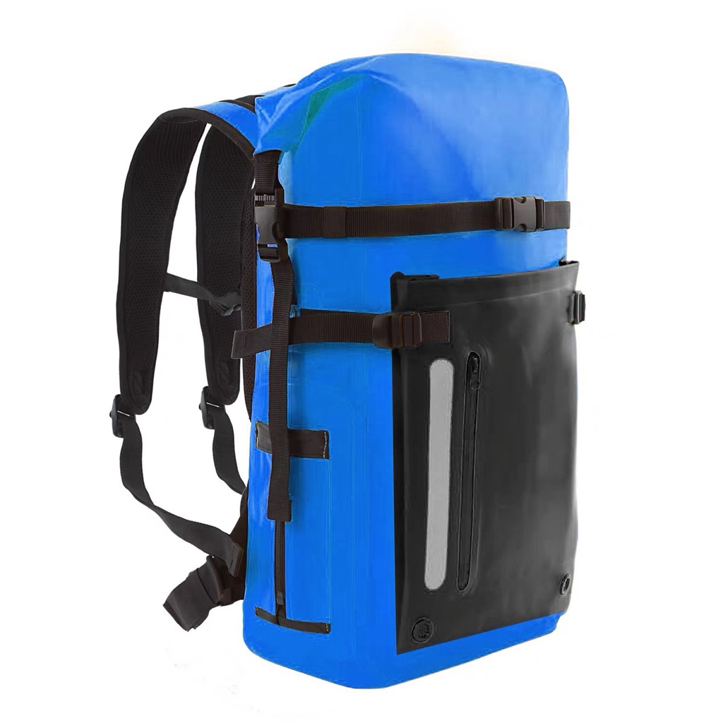 50L Fin Bag Outdoor Waterproof Ocean Pack Travel Dry Sack Bag Shopee