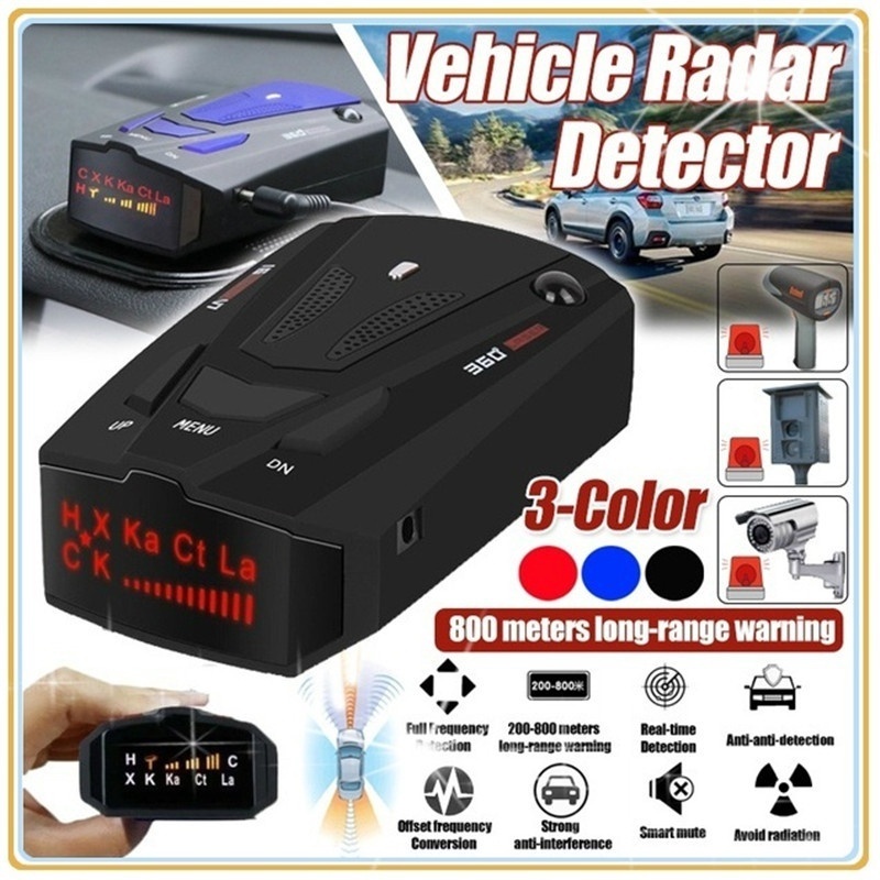 GRICH Car Radar Detector GPS 2in1 Anti Radar Detector Vehicle V7