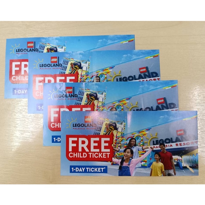 Legoland kids go free 1 day entrance ticket to theme park sea life and