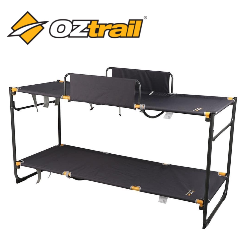 (READY STOCK) OZtrail Deluxe Double Bunk Bed with Steel Frame. New