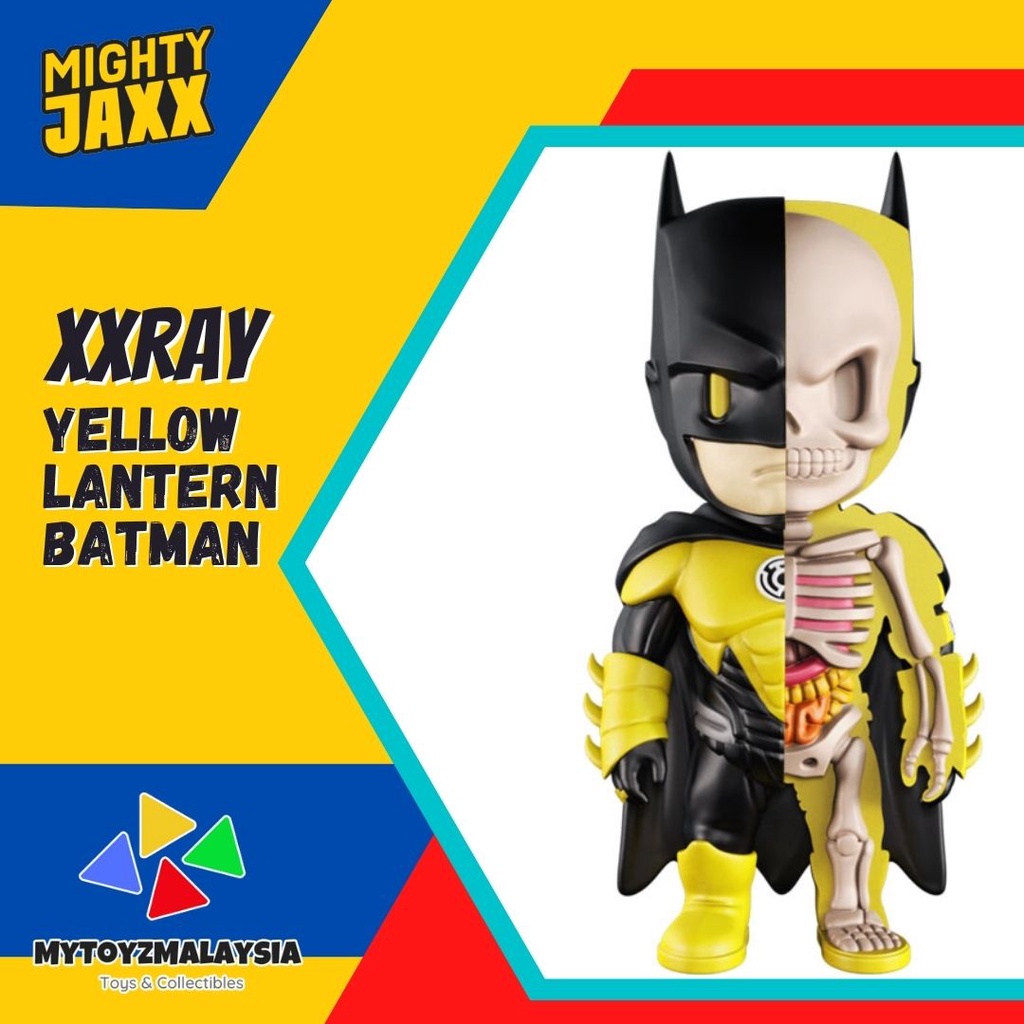 Jason Freeny's MIGHTY JAXX XXRAY DC Comics Yellow Lantern Batman 4 Inch  Vinyl Figure | Shopee Malaysia