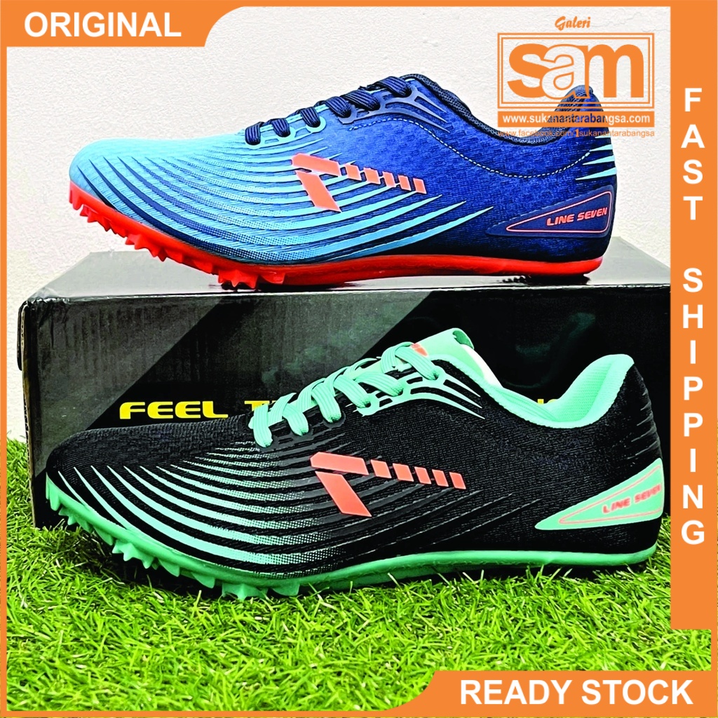 Line 7 S1150 Kasut Spike Track and Field Running Spike Shoes Shopee