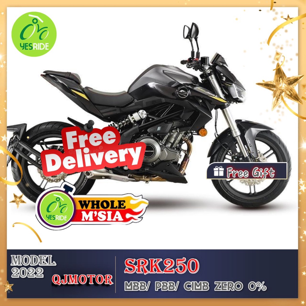 QJMOTOR SRK250 model 2022 | Shopee Malaysia