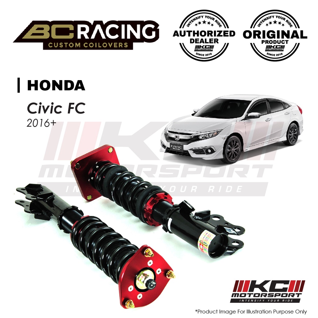 Honda Civic FC 2016+ BC Racing V1 Fully Adjustable Suspension
