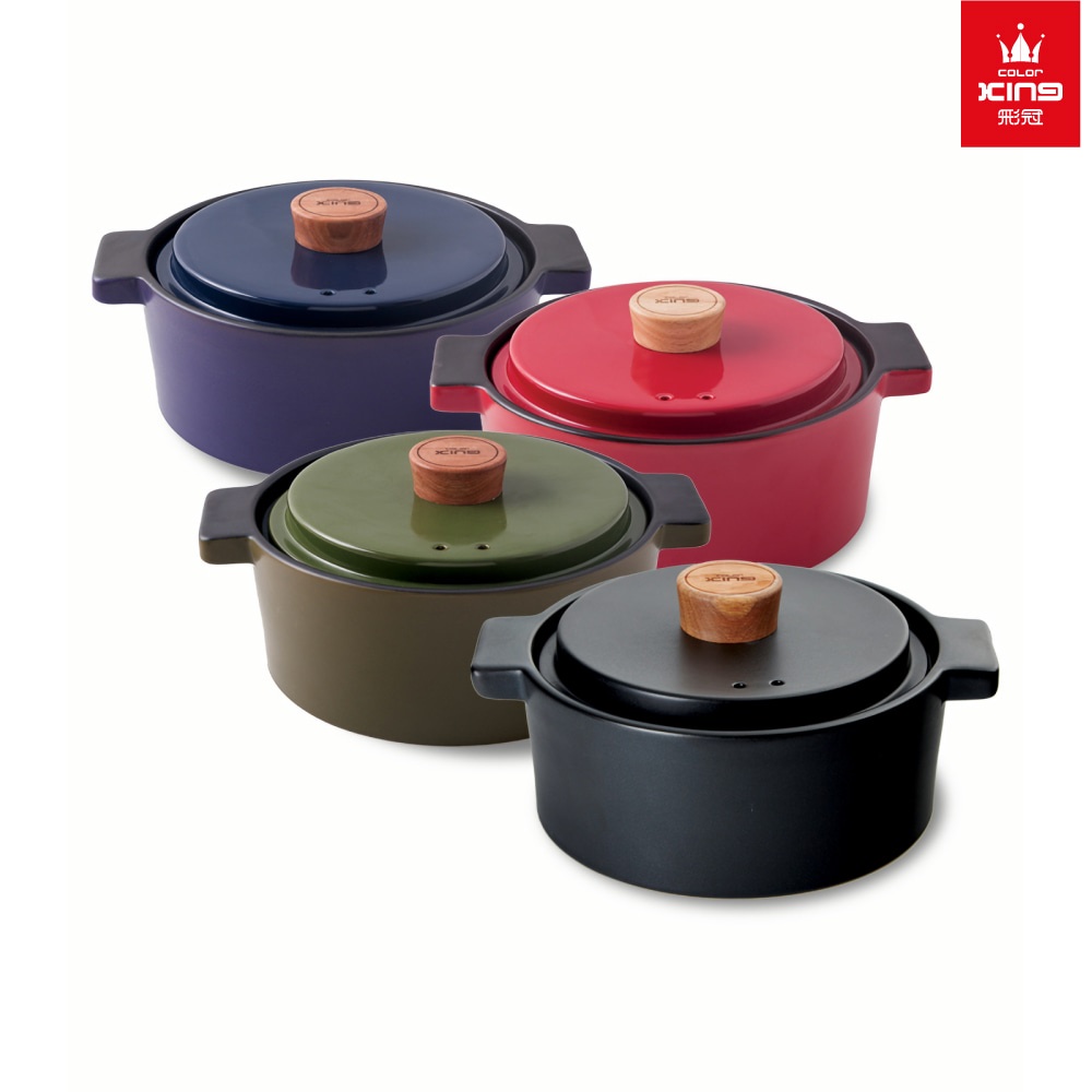 Color King - 100% Ceramic Non-Toxic ENDURA Induction Version Stock Pot ...