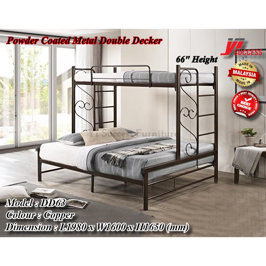 Yi Success Melody Metal Bunk Bed / Metal Double Decker Bed Frame ...