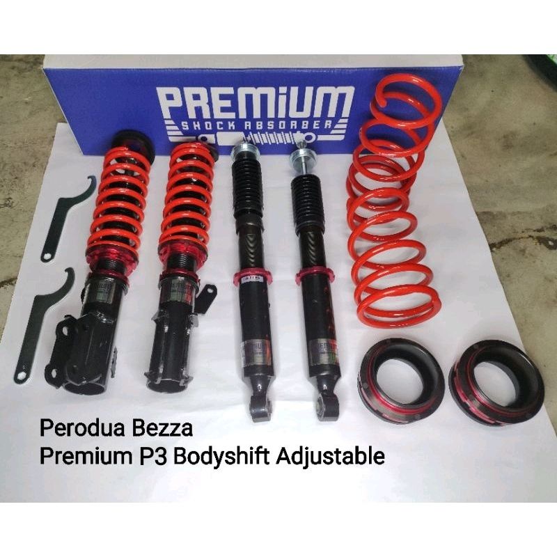 Perodua Bezza Premium P3 Twintube Hi Low Bodyshift Adjustable | Shopee ...
