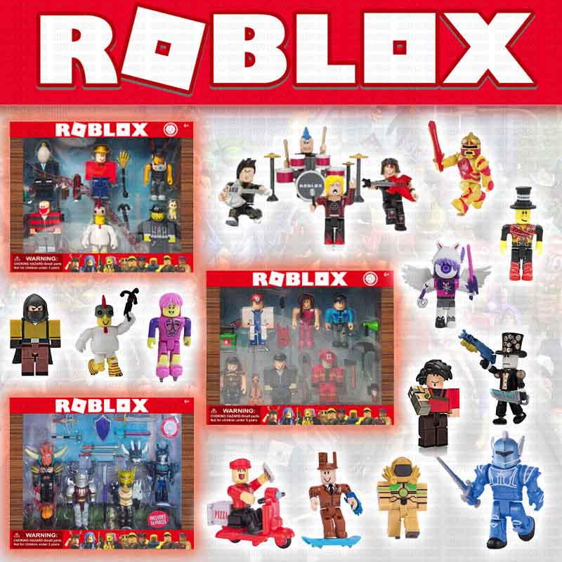 ROBLOX Virtual World Game Puppet Building Block Doll Figure Toy Ornament Model Set Toys For Kids Boys