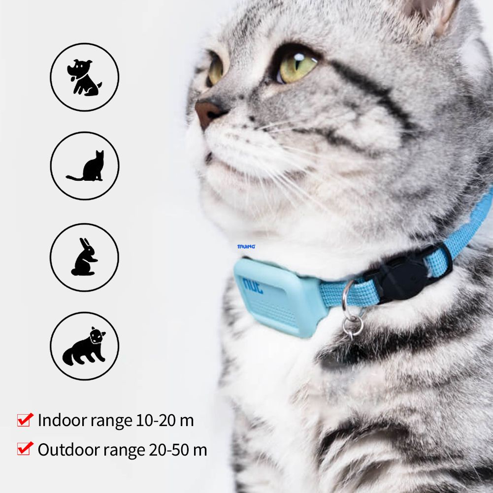 Pet Waterproof GPS Bluetooth Locator Lightweight Anti-lost GPS Tracker Collar Dog Cat Smart Positioning Tracker Child Key Finder Alarm GPS Locator