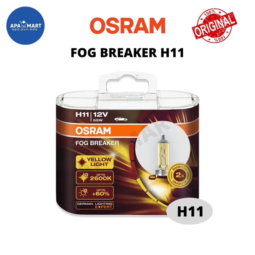 Genuine Osram Fog Breaker H11 Set (2 pcs) | Shopee Malaysia