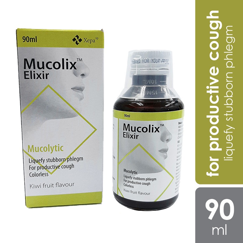 Mucolix Elixir Cold & Cough Relief (90ml) Shopee Malaysia