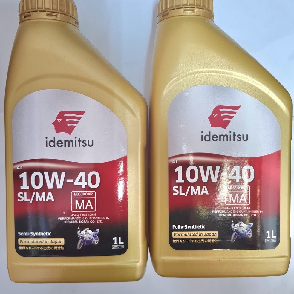 4T IDEMITSU SEMI/FULLY SYNTHETIC 10W-40 MINYAK HITAM 100% ORIGINAL ...