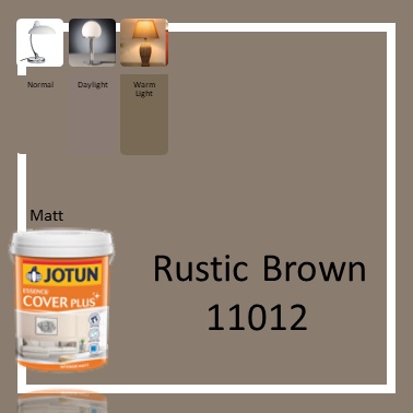 Jotun Paints 5L Essence Cover Plus 11012 Rustic Brown / interior wall ...