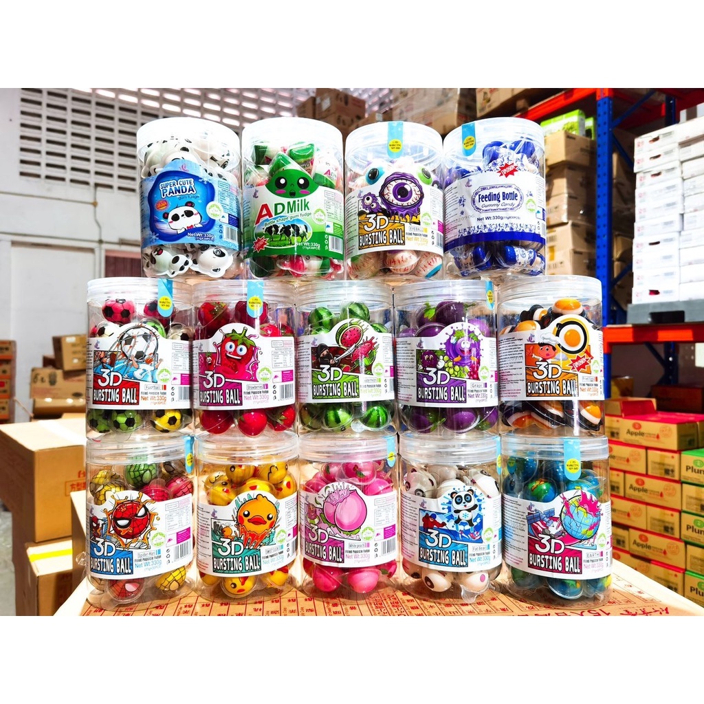 【Halal】JC BALL Dear Dada Halal Gummy Jelly Soft Candy 30 Biji Eyeball