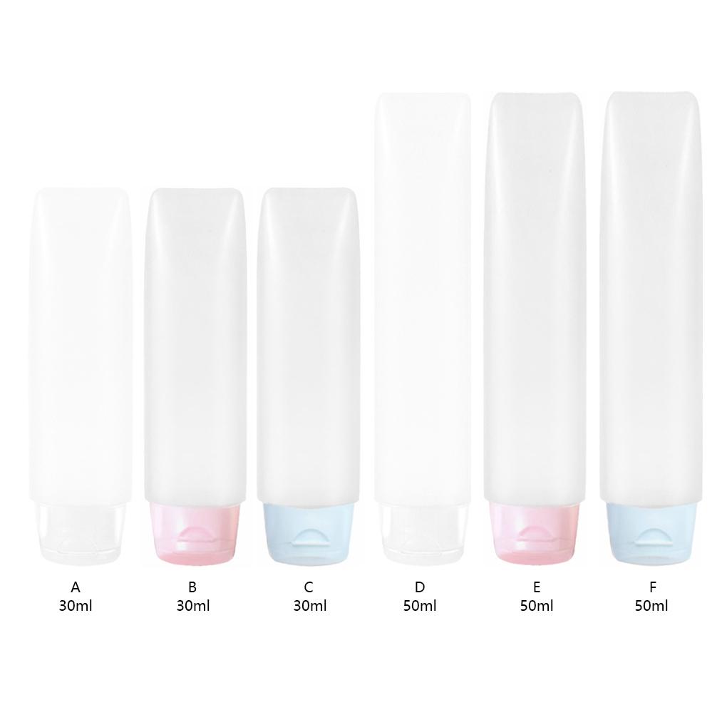 【Hclm】Travel Squeeze Bottle Portable Toothpaste Container Pocket Empty Squeezable Dispenser Tube Personal Care Organizer