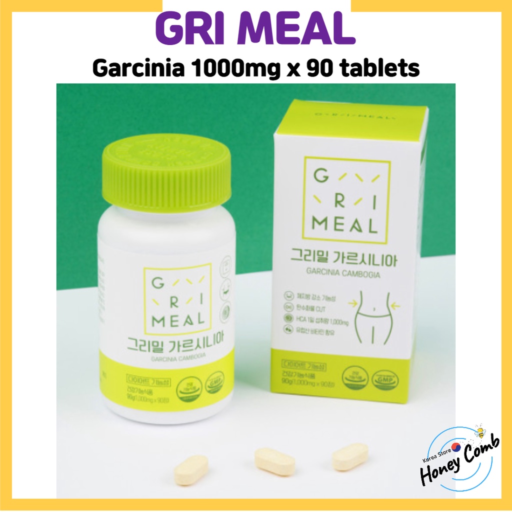 [GRI MEAL]Garcinia 1000mg x 90 tablets/High Content HCA / Diet Supplement / Body Fat Reduction / Cutting Agent / Carbohydrate Suppressor / Korea / Korean Diet/Garcinia cambogia