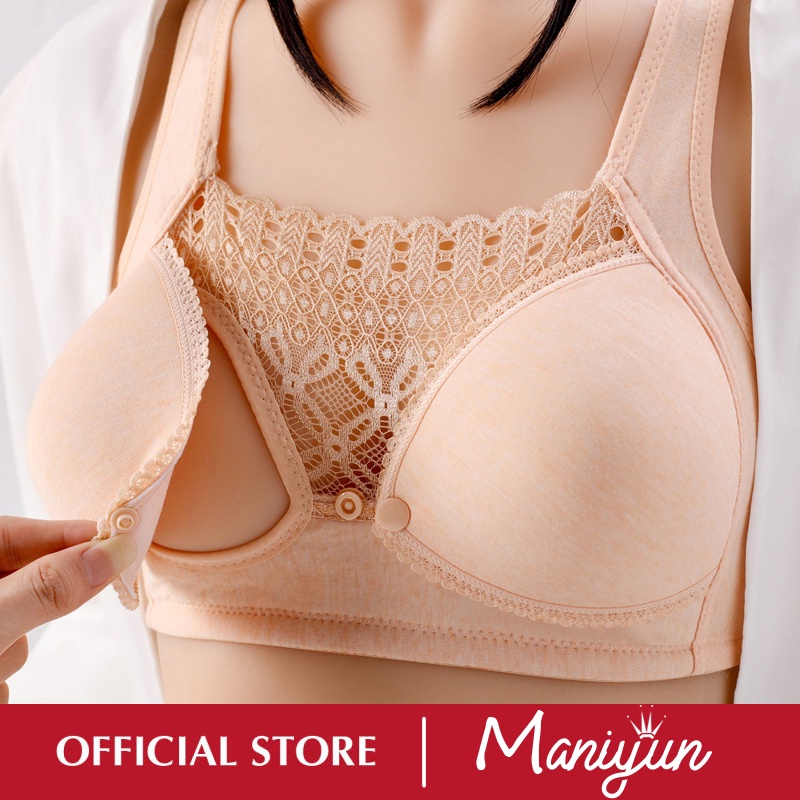 Maniyun Nursing Bra Pregnancy Clothes Maternit Breastfeeding Bra for Soutien Gorge Allaitement Pregnant Women