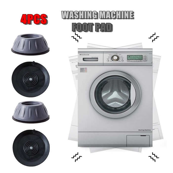 Antislip And Noisereducing Washing Machine Feet Nonslip Mats