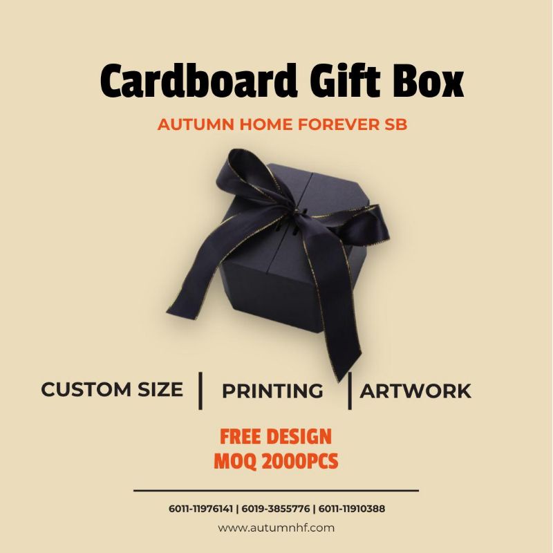 Custom Made Elegant Gift Box, Gift Box Malaysia, Product Box Packaging