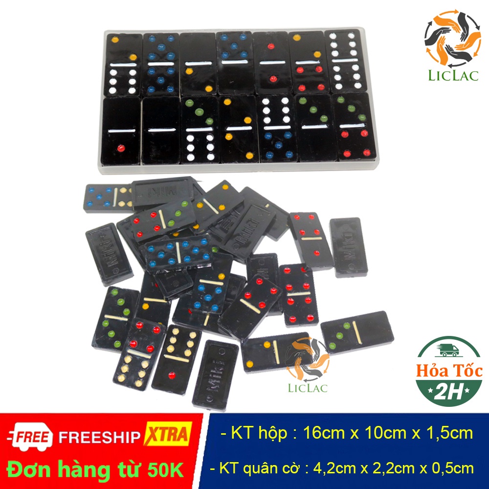 Must Purpose Domino Vietnamese Flag Toy Set Is Made Of Various PP Material Cheap Boardgame LICLAC - Image 3