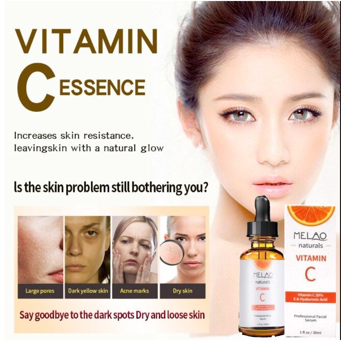 Vitamin C Serum 30ML MELAO VITAMIN C HYALURONIC ACID PROFESSIONAL