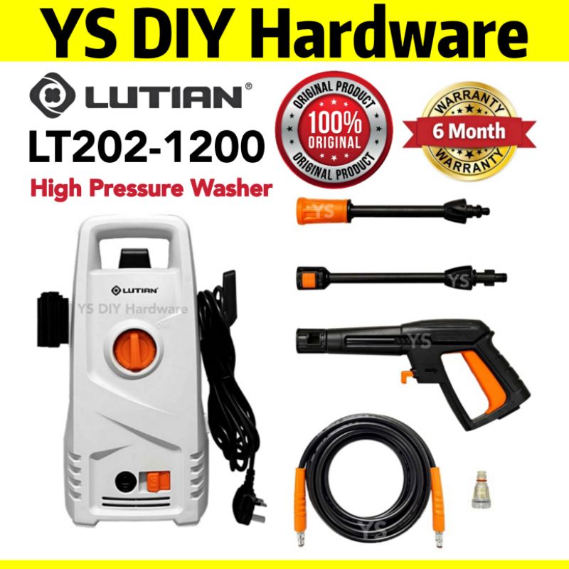 Lutian 1200w/100bar High Pressure Cleaner LT2021200 Water Jet